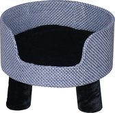 Konijnensofa Anas - Blauw - 35 x 35 x 27 cm