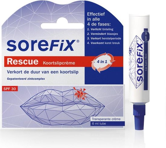 Sorefix Rescue Koortslipcreme 6 ml