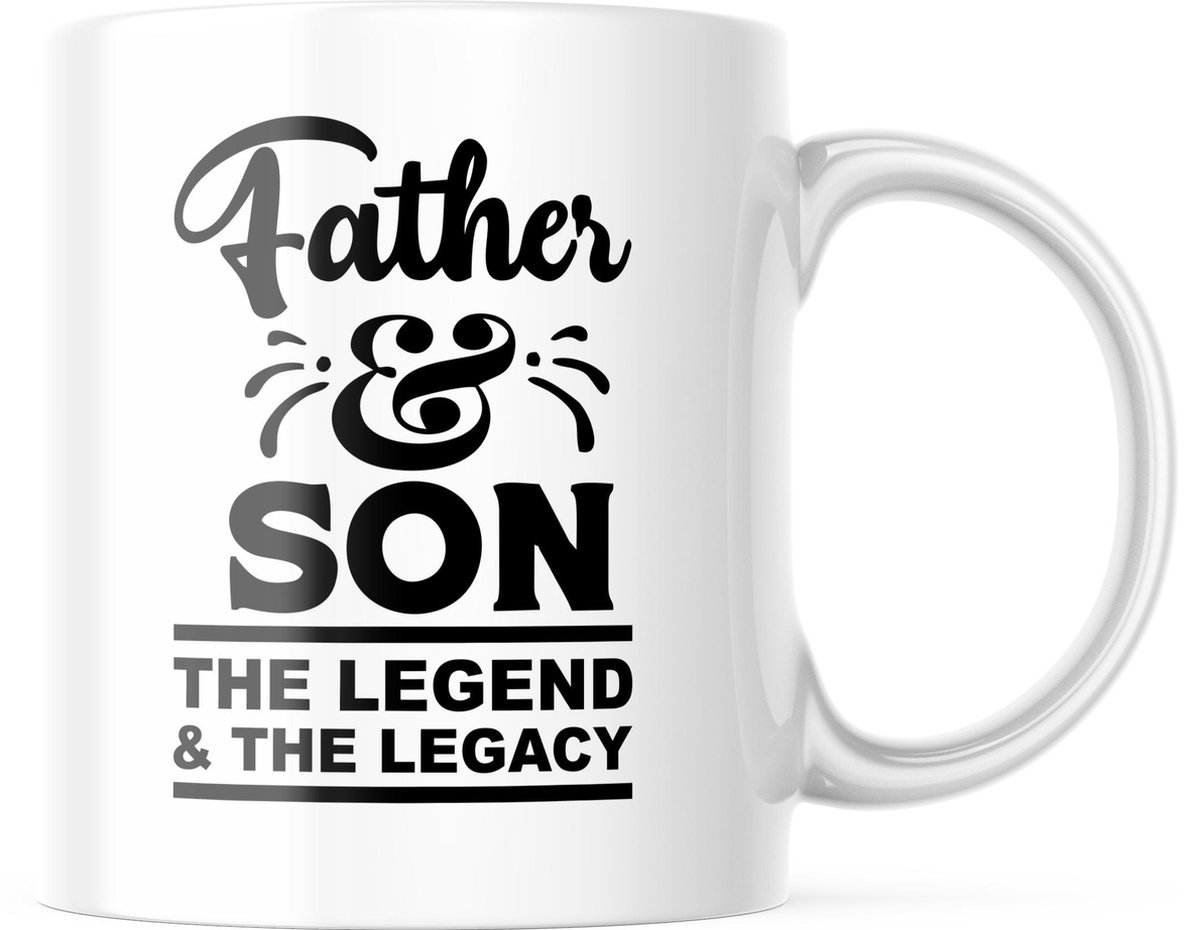 Vaderdag Mok Father and son the legend and the legacy