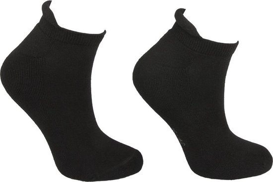 Soga Badstof Sneaker 6-Pack - zwart Multipack Unisex Sneakersokken