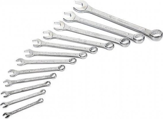 Brüder Mannesmann 19652 12-delige Ringsteeksleutelset - 6-22mm