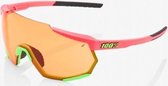 100% Racetrap - Matte Washed Out Neon Pink - Persimmon Lens - Pink -
