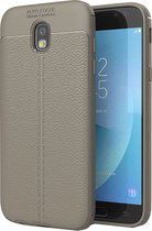 Samsung Galaxy J5 (2017) Hoesje - Mobigear - Luxury Serie - TPU Backcover - Grijs - Hoesje Geschikt Voor Samsung Galaxy J5 (2017)