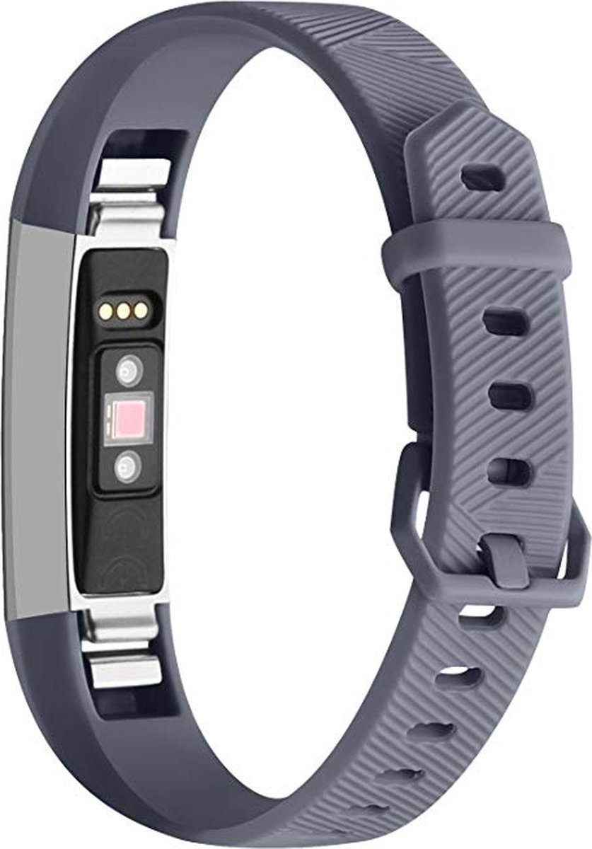 HIPFIT Siliconen bandje - Fitbit Alta (HR) - Grijs - Large