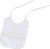 Interbaby Slabbetje Junior 20 X 25 Cm Katoen Wit