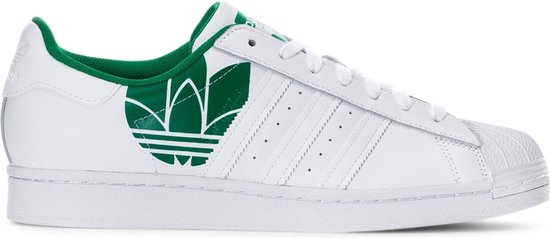 Adidas - Sportschoenen - Unisex - Superstar - white,green | bol.com