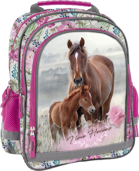 Love horses Kinderrugzak 38 cm - Paarden | bol.com