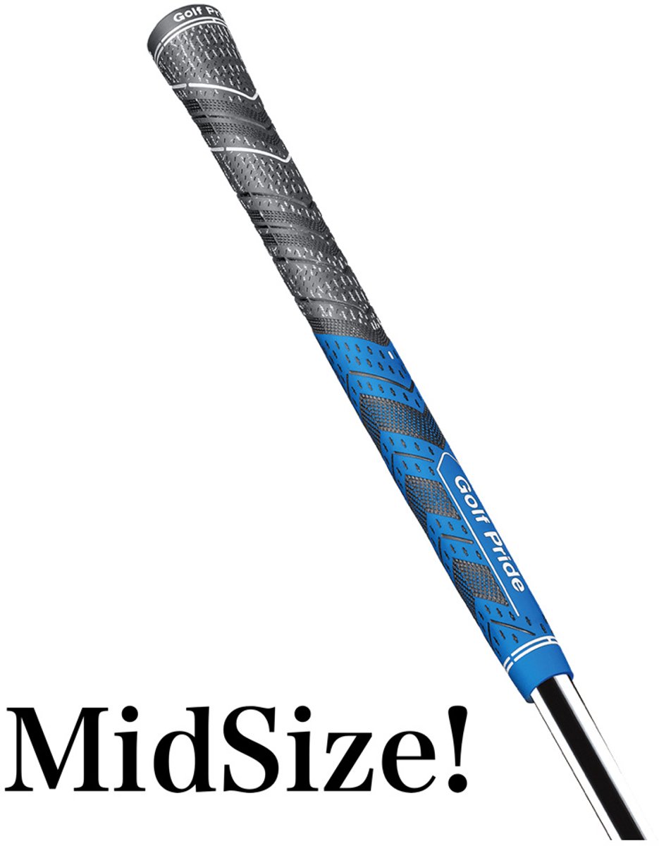 GolfPride MultiCompound Plus 4 MIDSIZE Grip - Charcoal Blauw