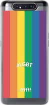 6F hoesje - geschikt voor Samsung Galaxy A80 -  Transparant TPU Case - #LGBT - #LGBT #ffffff