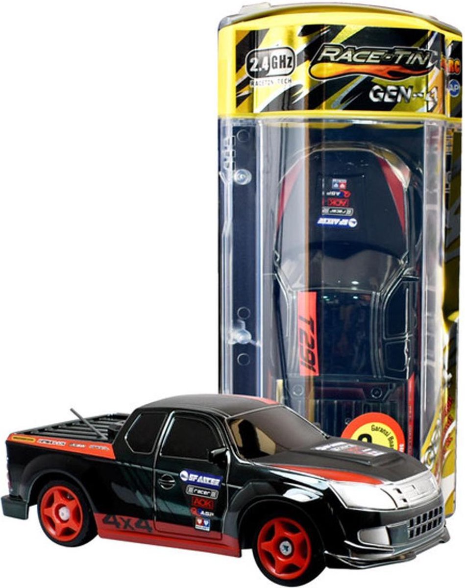 Race-tin Rc Auto Gen-4 Chrome 23 Cm 1:32 Rood/zwart