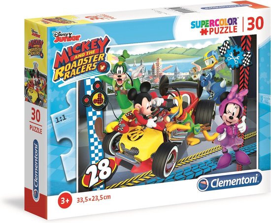 Clementoni Puzzel Supercolor Puzzle Mickey Mouse 30 Stukjes | bol