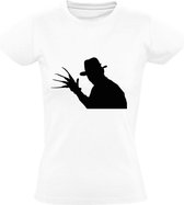 Freddy Krueger Dames t-shirt | fred | nightmare | horror | zombie | Wit