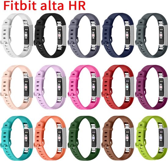 By Qubix - FitBit Alta HR siliconen bandje met gesp (Large) - Turquoise - Fitbit alta bandjes
