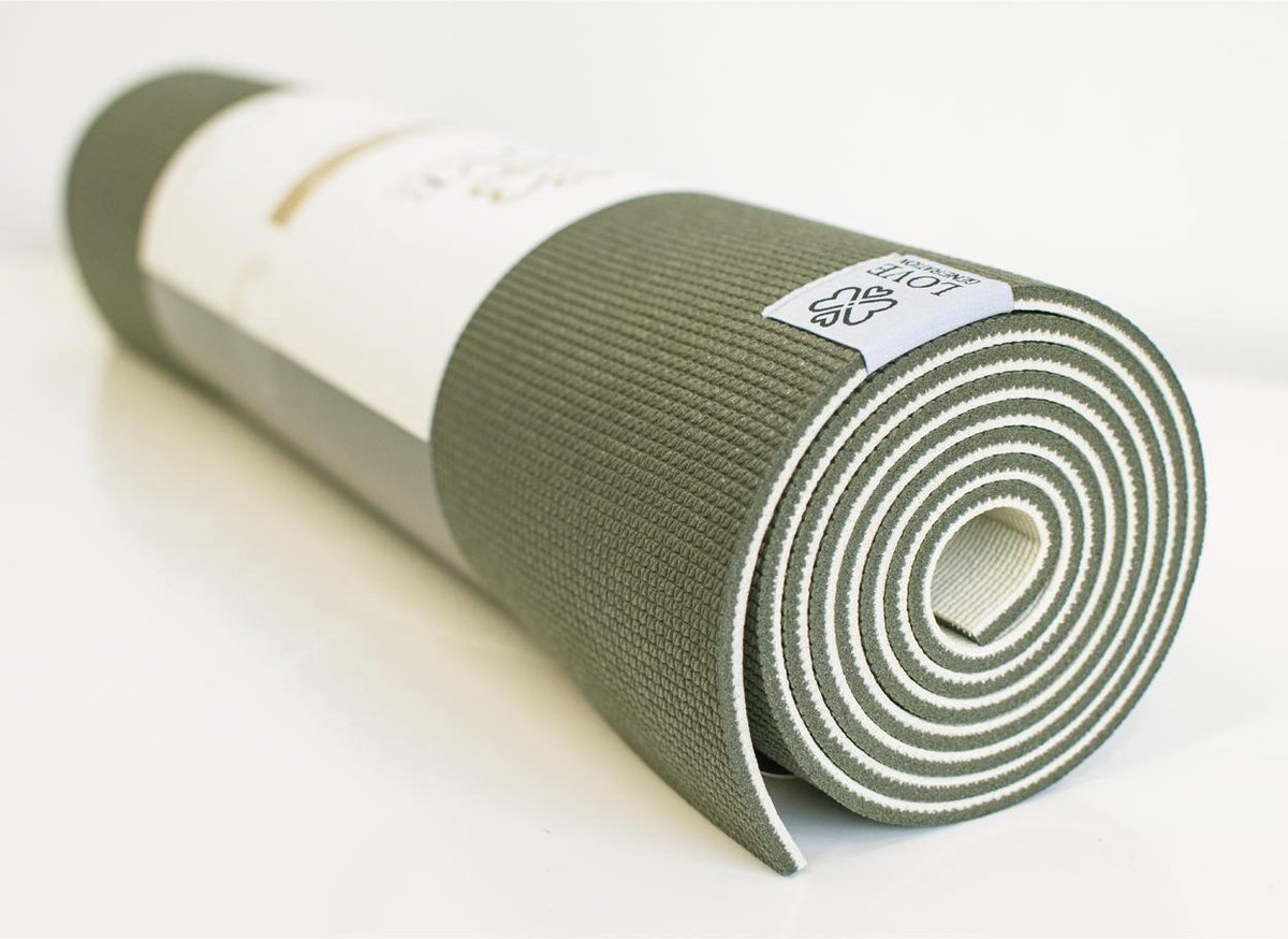 Love Generation PREMIUM Yoga Mat | best grip, comfort and cushioning | super hard wearing | 183 x 61 cm | 6 mm thick | suitable for intensive use in studios