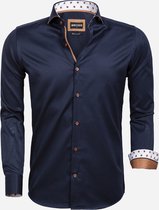 Overhemd Lange Mouw 75574 Vercelli Navy