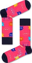 Happy Socks Cat Sokken - Roze - Maat 41-46