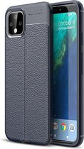 Mobigear Luxury TPU Backcover Hoesje - Geschikt voor Google Pixel 4 - Marineblauw