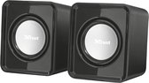 pc speakers - Trust Leto 2,0 USB Speaker Set, 6 Watts, 3,5 mm Jack, USB Power Supply for PC, Laptop, Tablet and Smartphone, Black