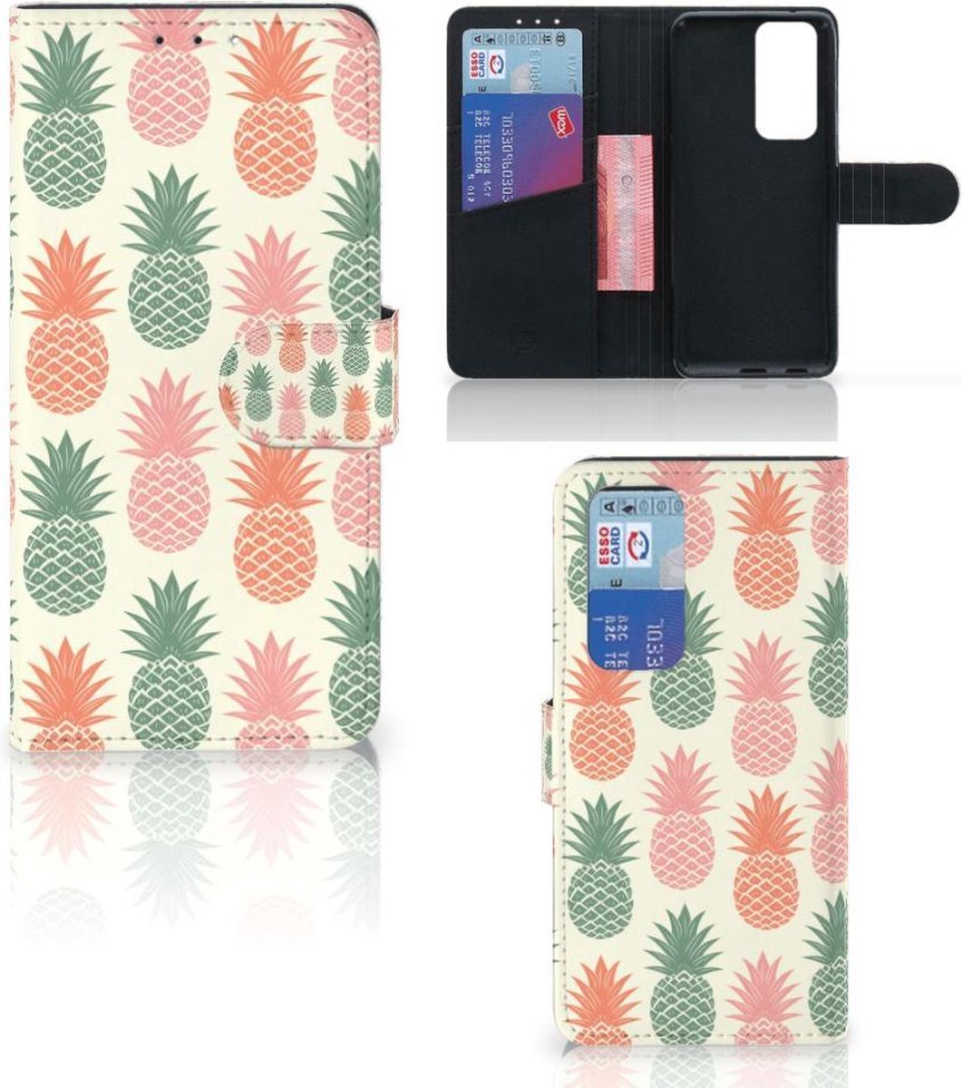 OPPO Find X3 Neo 5G Book Cover Ananas