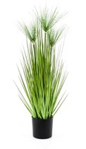 Kunst grasplant Cyperus haspan 75 cm groen