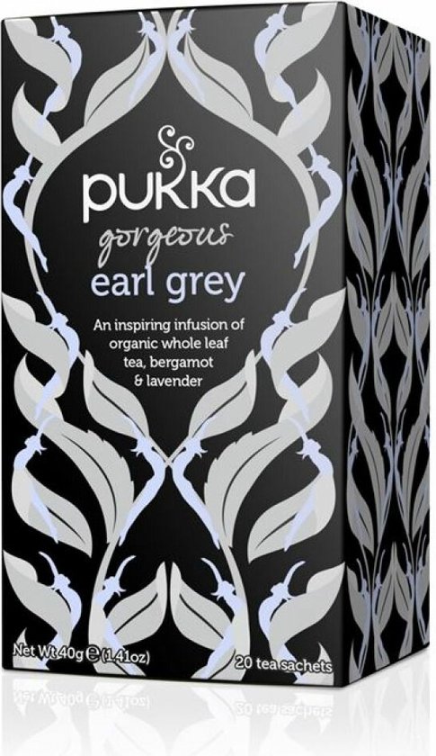 Foto: Gorgeous earl grey thee pukka doosje 40 gram