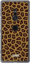 6F hoesje - geschikt voor Sony Xperia XZ2 -  Transparant TPU Case - Leopard Print #ffffff