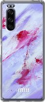 Sony Xperia 5 II Hoesje Transparant TPU Case - Abstract Pinks #ffffff