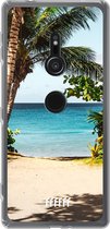 6F hoesje - geschikt voor Sony Xperia XZ2 -  Transparant TPU Case - Coconut View #ffffff