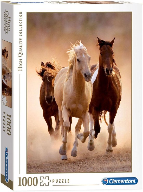 Clementoni - Puzzle Collection de haute qualité - Course de chevaux - 1000  pièces | bol.com