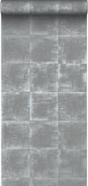 Origin behang effen grijs - 326314 - 53 cm x 10,05 m