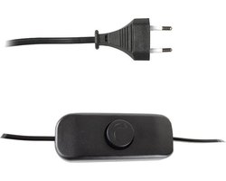 Lybardo - Snoerdimmer LED - Zwart - 3-75W - Met Draaiknop
