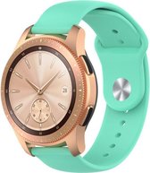 Samsung Galaxy Watch sport band 41mm / 42mm - aqua + glazen screen protector