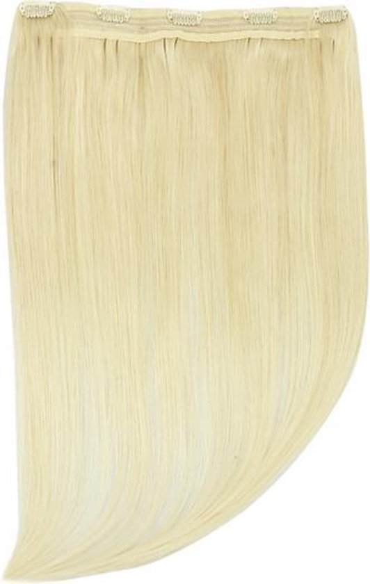 Remy Human Hair extensions Quad Weft straight 16 blond 60