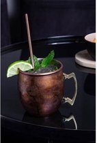 Luxe Moscow Mule Beker - Cocktailglas - Drinkbeker - Antiek - Koper - 45cl