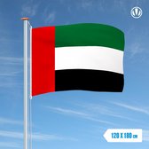 Vlag Verenigde Arabische Emiraten 120x180cm
