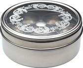 KitchenCraft World Of Flavours Masala Dabba Kruidenbox - 17 x 7 cm Roestvrij Staal - Zilver