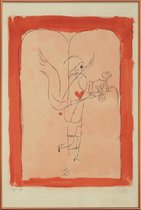 JUNIQE - Poster met kunststof lijst Klee - A Guardian Angel Serves a