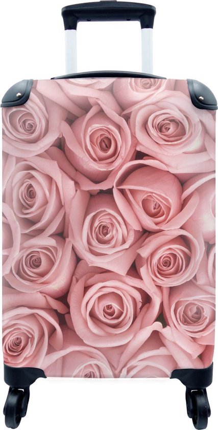 - Heel veel roze rozen - Past binnen 55x40x20 cm cm - Handbagage -... | bol.com