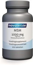 Nova Vitae - MSM - 1000 mg - Tabletten 100 st