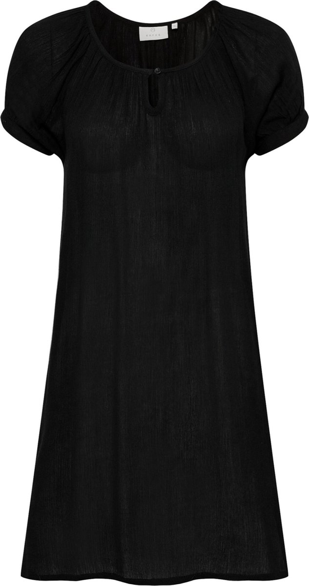 Kaffe jurk amber Zwart-38