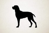 Silhouette hond - Ariege Pointer - Ariege-aanwijzer - L - 75x81cm - Zwart - wanddecoratie