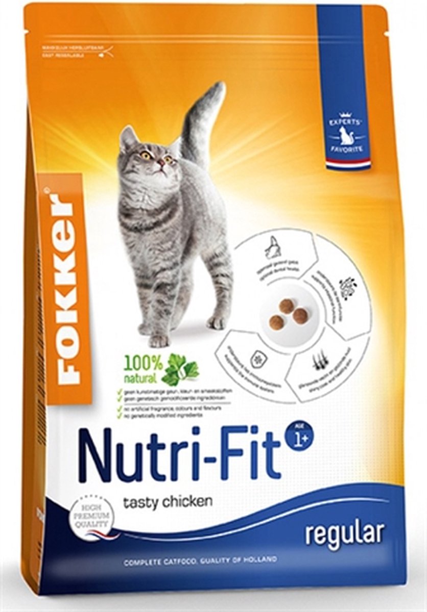 Fokker kat nutri-fit - 2,5 kg - 1 stuks
