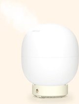 POUT NOSE2 - Ultrasone luchtbevochtiger met LED-verlichting, 500ml, geen filter, gemakkelijk te gebruiken, met top watervulling, 4 soorten tijdinstellingen