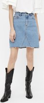 Object Rok Objpenny Hw Denim Skirt Pb9 23034442 Light Blue Denim Dames Maat - L