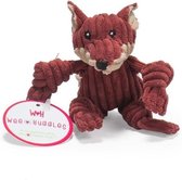 HuggleHounds Sly Fox Knottie™ – Hondenspeelgoed Vos – XS/S/L – Hondenknuffel met Tuffut Technology® - Machine wasbaar - Knottie Fox - XS