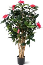 Camelia Japonica Kunstplant Deluxe 100 cm rose