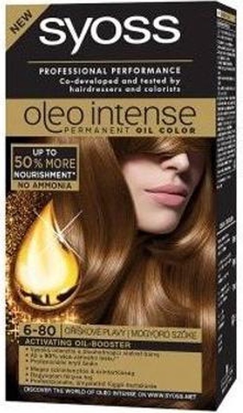 SYOSS Color Oleo Intense 6-80 Blond Haarverf - 1 stuk | bol.com
