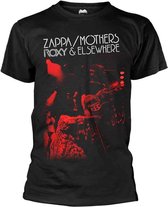 Frank Zappa Heren Tshirt -XL- Roxy & Elsewhere Zwart