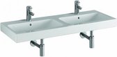 Sphinx 345 Dubbele Wastafel - 120 x 48,5 cm - Keramiek - Wit