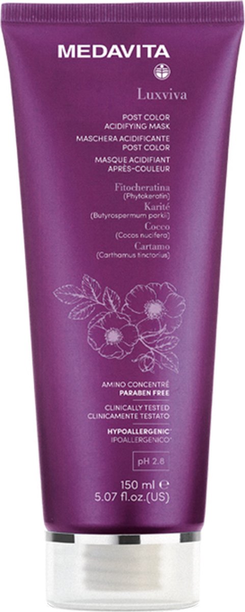 Medavita Luxviva Post Color Acidifying Mask Masker Gekleurd